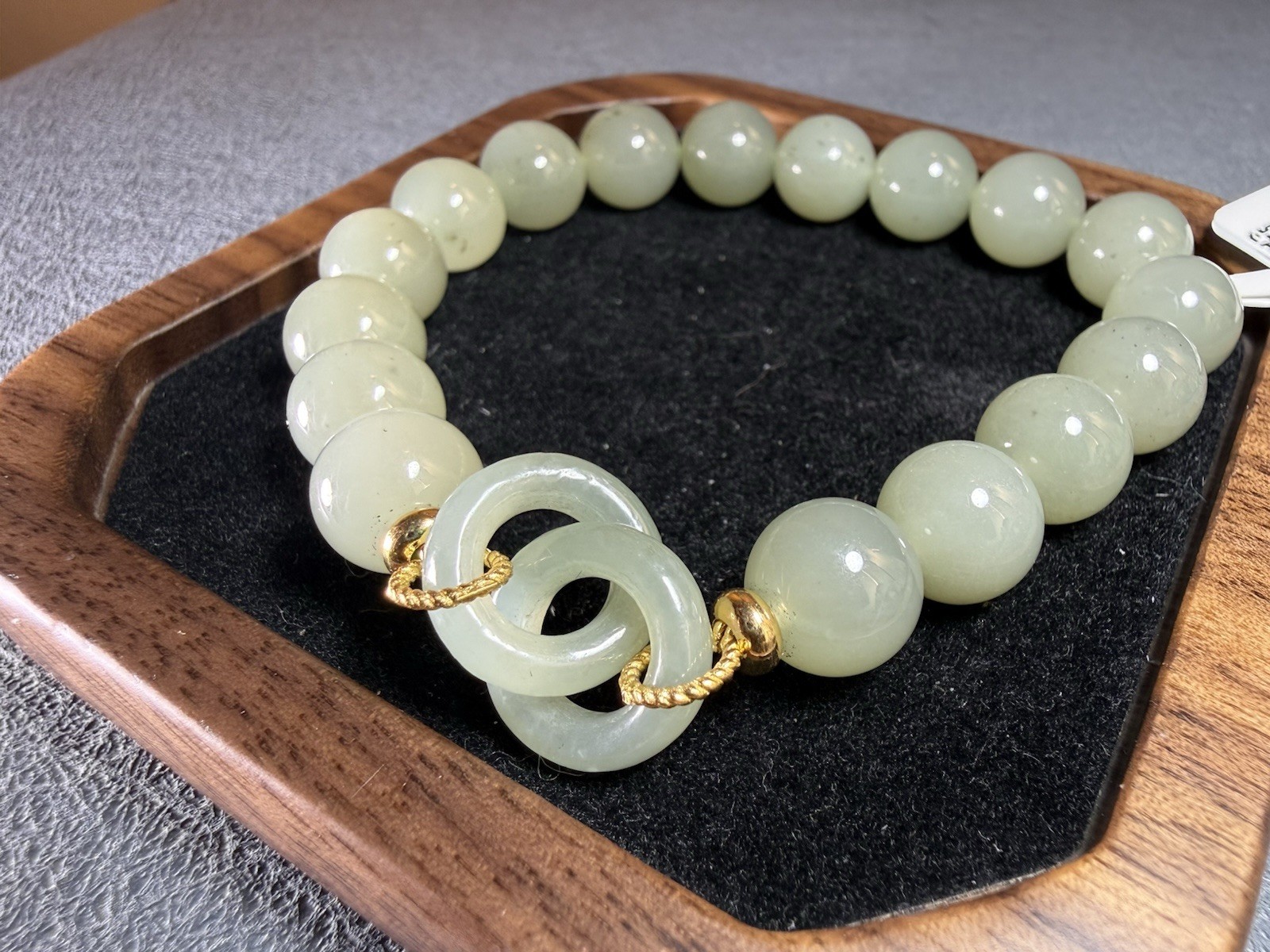 Unique Carved Natural Hetian Jade Bracelet – Lake Green Nephrite Jade Collection