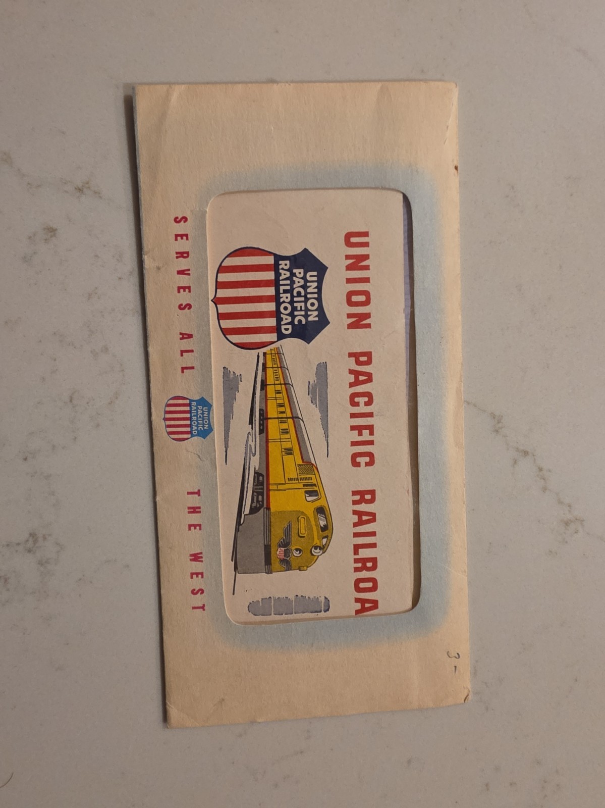 1966 Union Pacific Passenger Coupon.