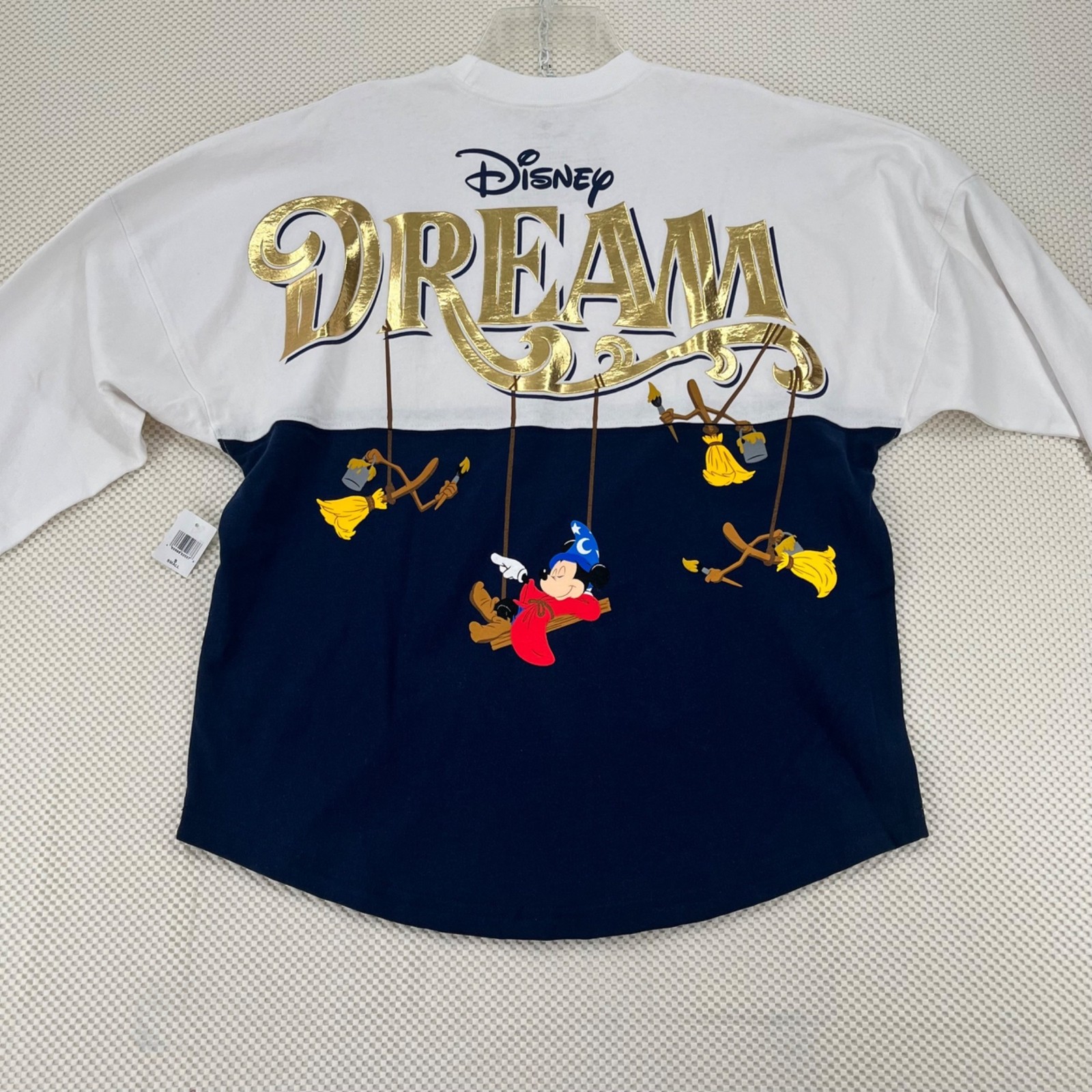 Disney Unisex Small Disney Dream Spirit Jersey Sorcerer Mickey Cruise Line NWT