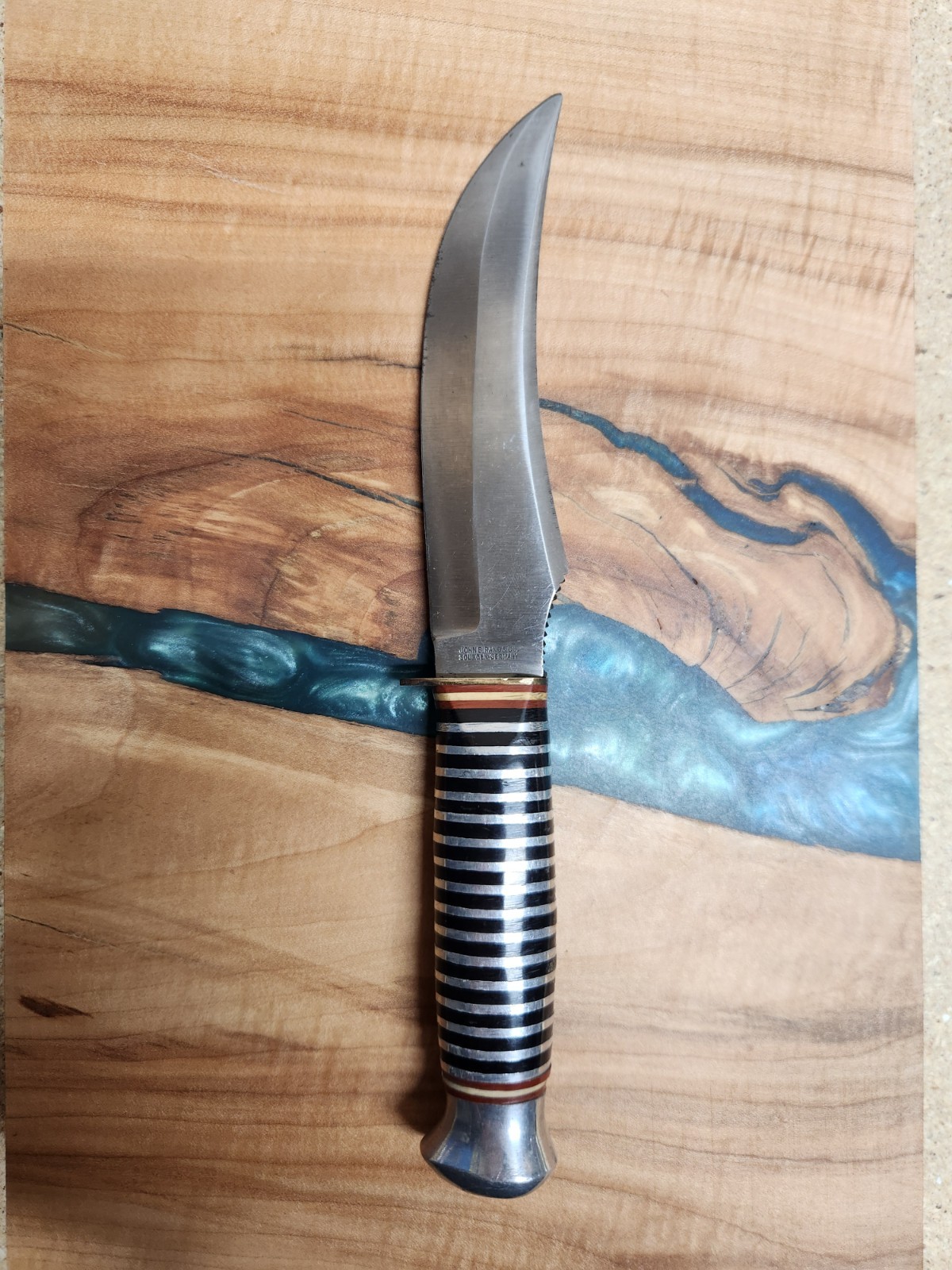 Vintage John B Rand Fixed Blade Hunting Knife