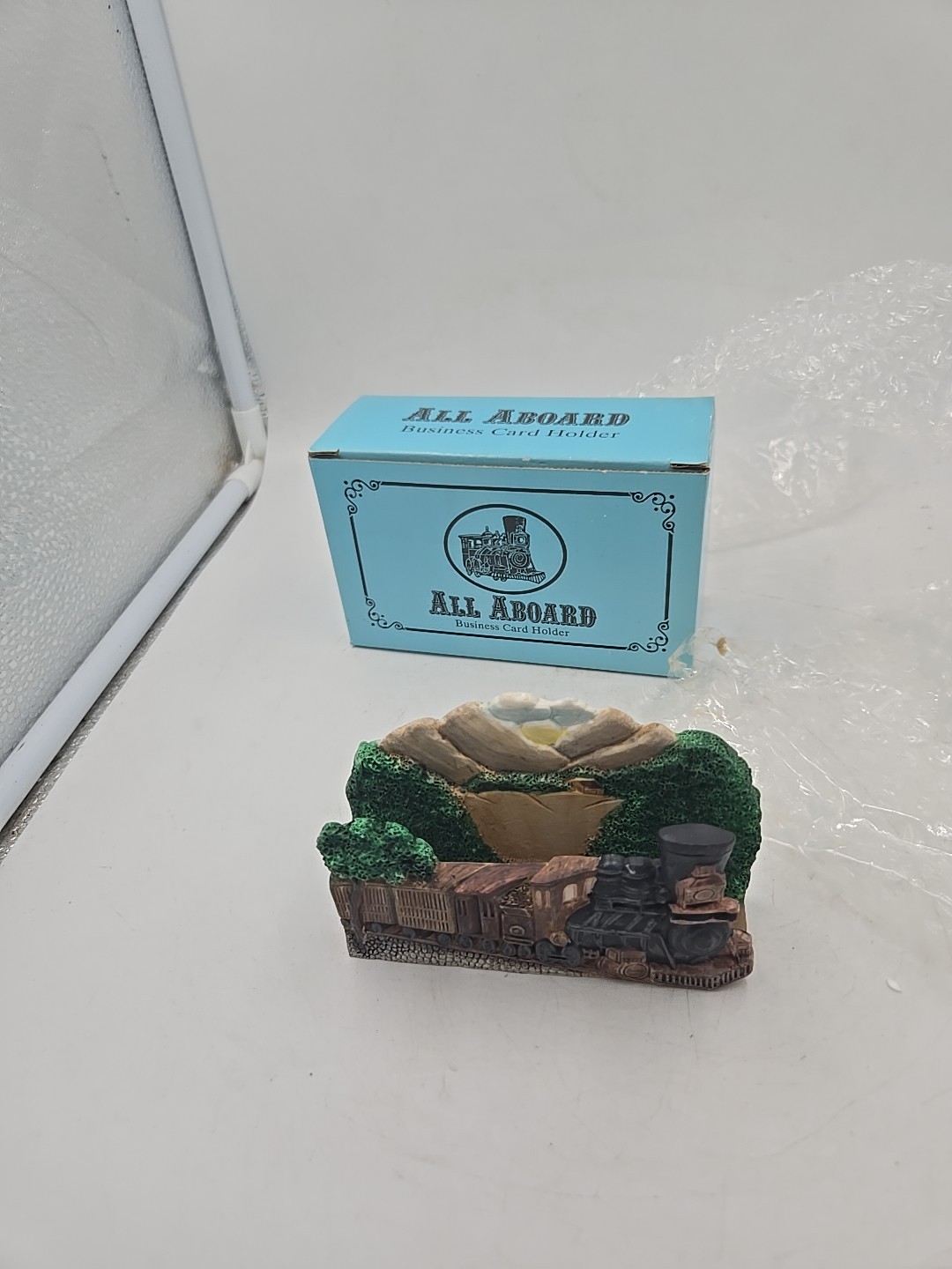 Train Image Steam Engine Locomotive Business Card Holder Papel Giftware Train Image Steam Engine Locomotive Business Card Holder Papel Giftware