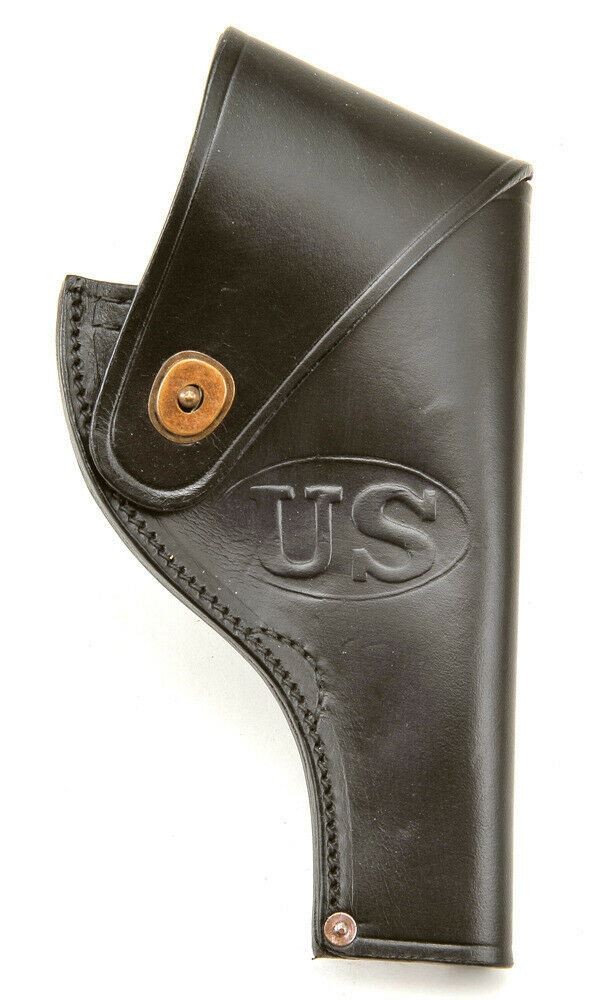 US Smith & Wesson Victory Model Revolver Holster in Black Leather .38 Special