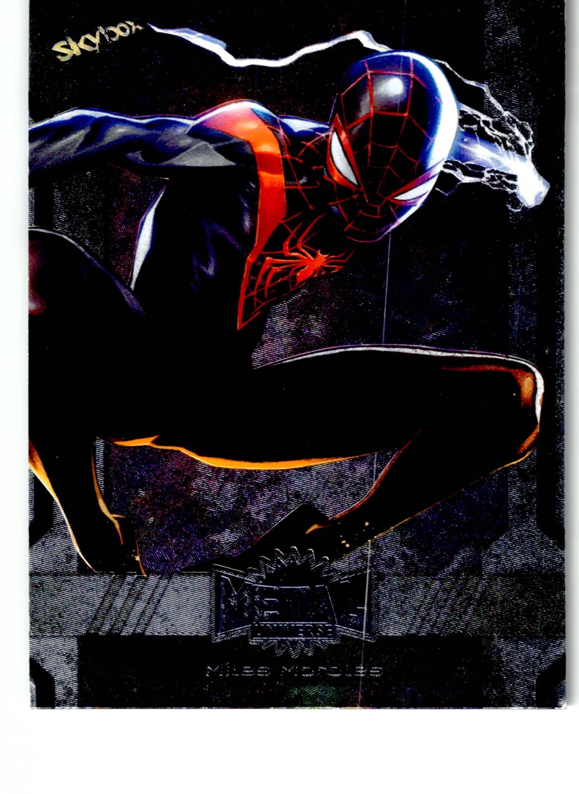 2023 Skybox Marvel Metal Universe All-New Avengers Miles Morales 54 Trading Card