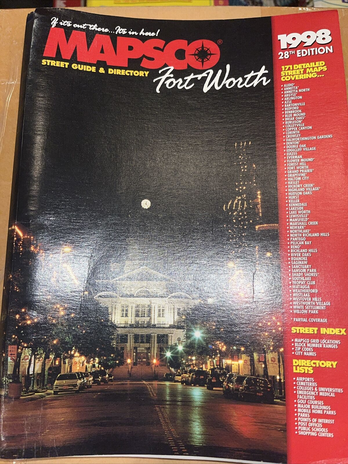 mapsco Fort Worth 1998