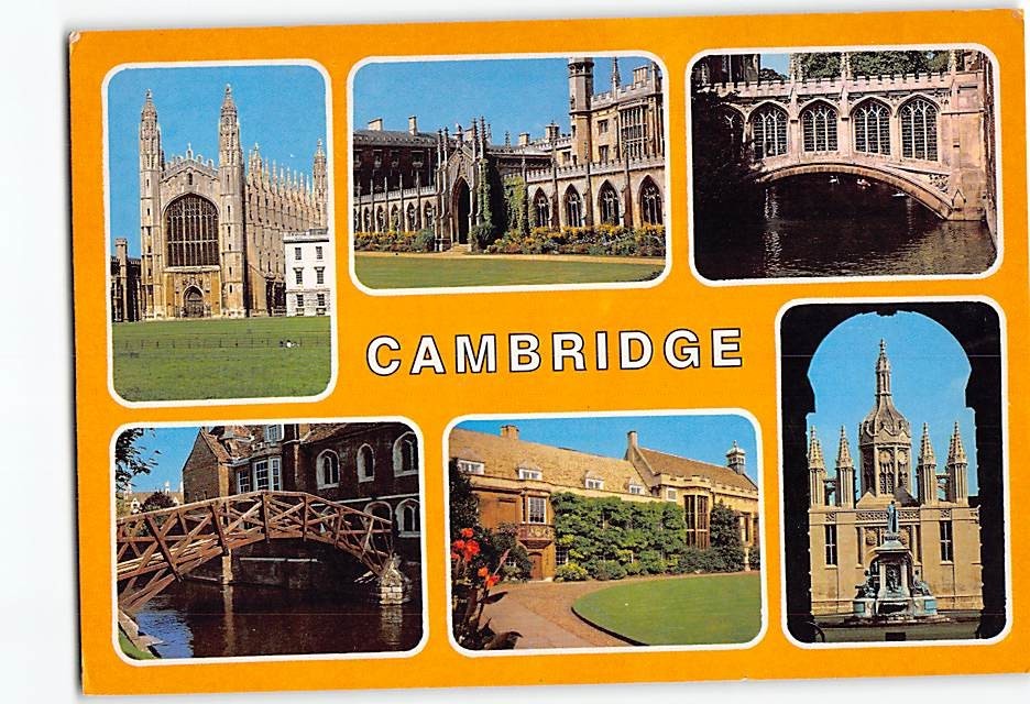 Postcard Scenes & Views Cambridge England