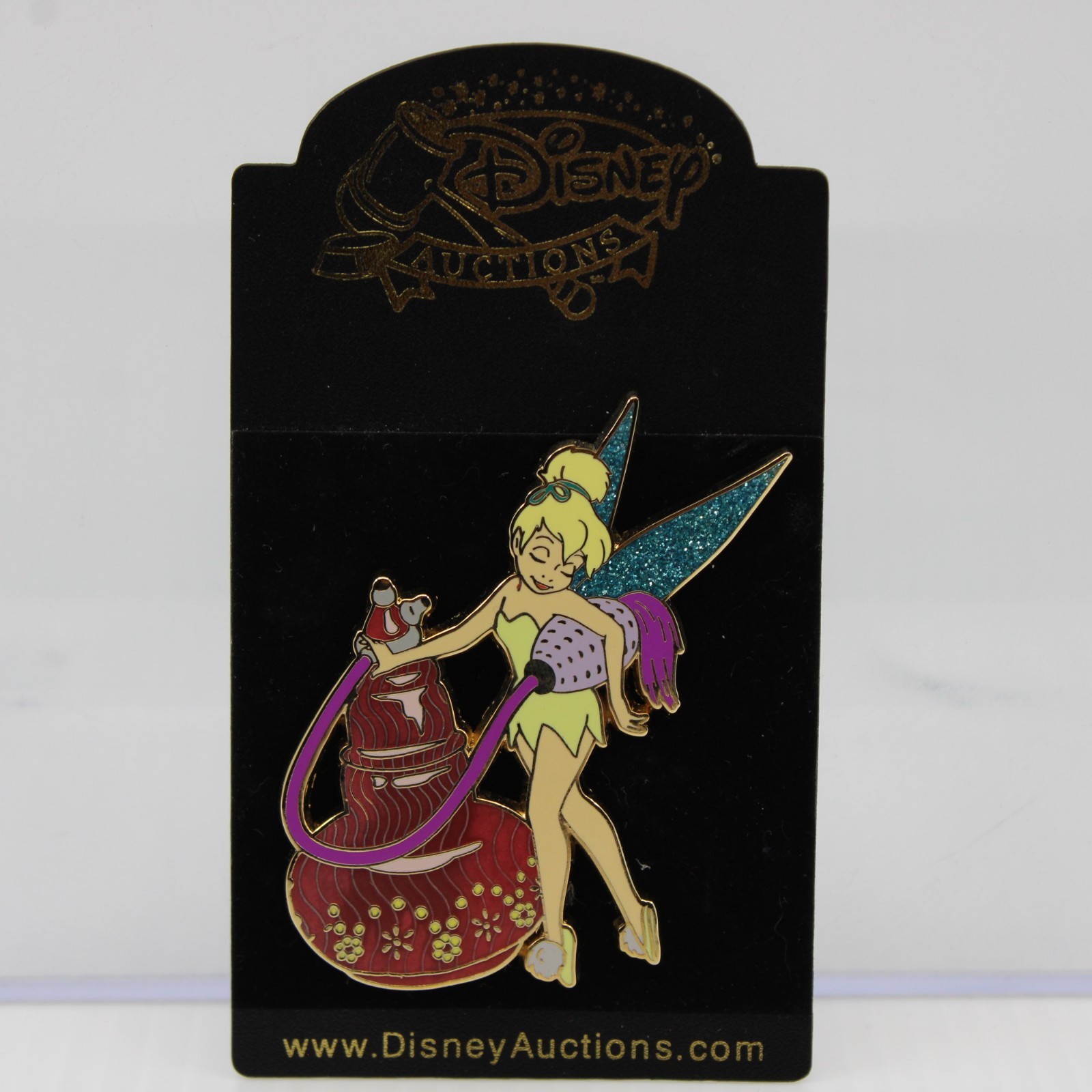 B5 Disney Auctions LE Pin Day of Beauty Tinker Bell Perfume Bottle