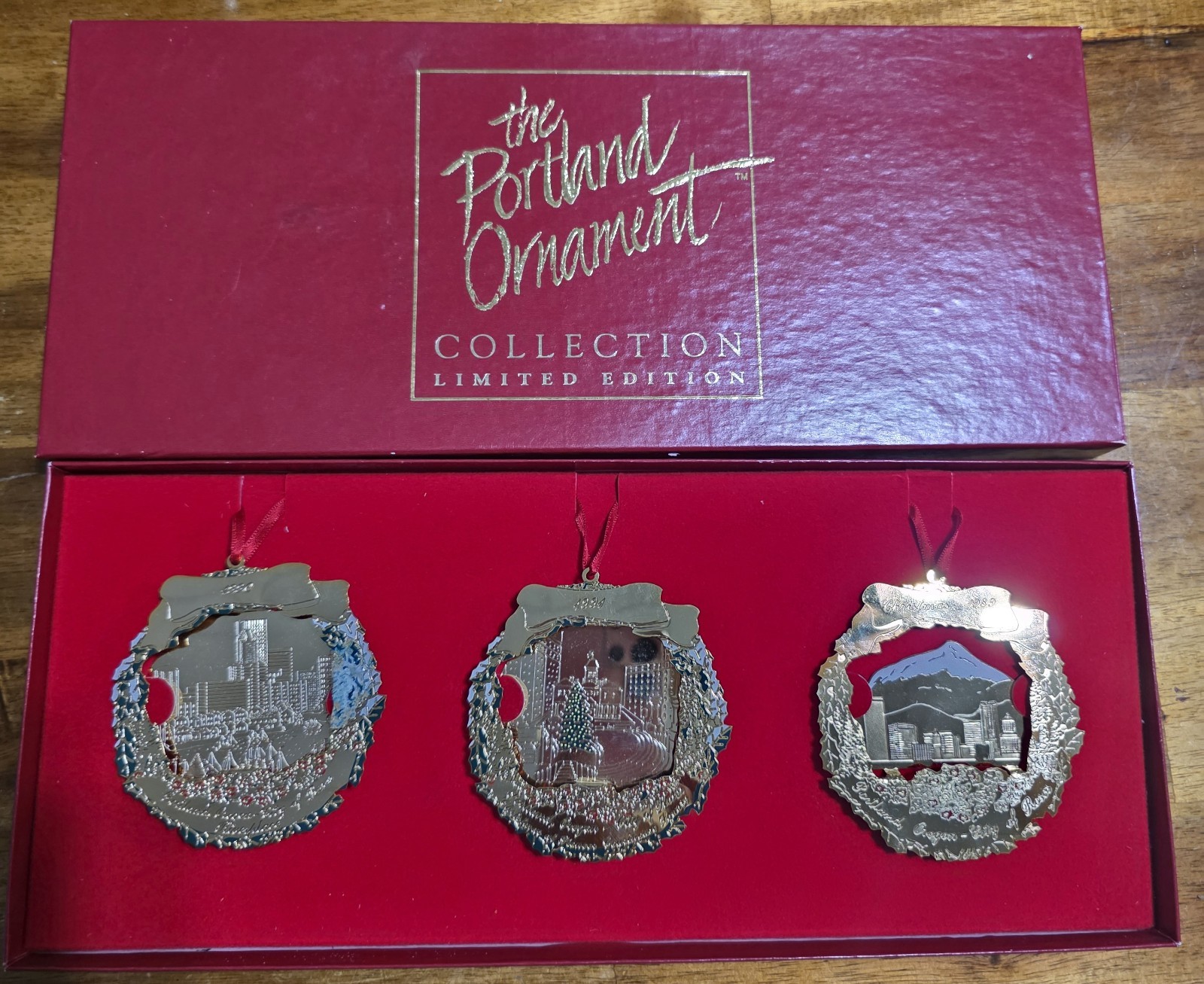 The Portland Ornament Collection Limited Edition 1989, 1990 And 1991