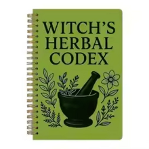 Witch\'s Herbal Codex - Magical Herb Guide Book Occult Pagan Witchcraft Reference
