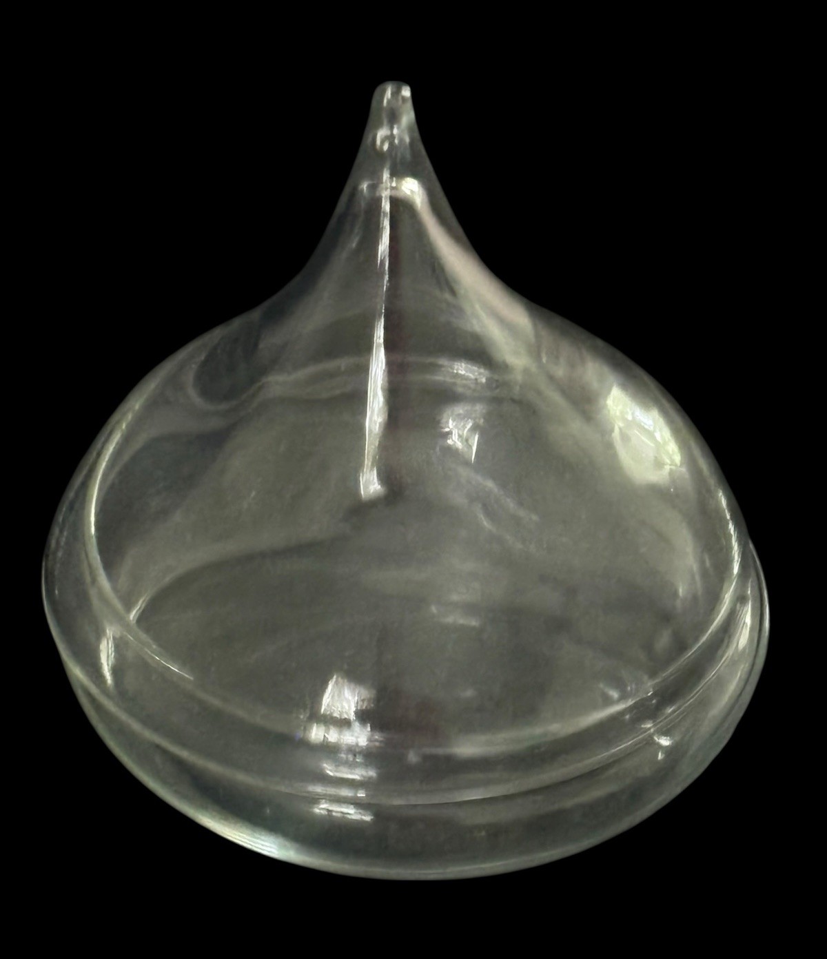 Vintage 1990 Hershey's Glass Kiss Candy Dish Christmas Chocolate Hershey Kiss Vintage 1990 Hershey's Glass Kiss Candy Dish Christmas Chocolate Hershey Kiss