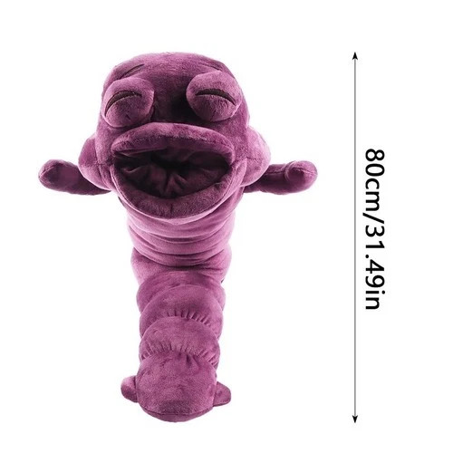 80CM Large Anime Style Worm Plush Toy Cosplay Prop Soft Stuffed Doll Gift 80CM Large Anime Style Worm Plush Toy Cosplay Prop Soft Stuffed Doll Gift