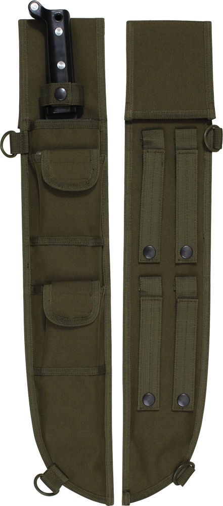 Olive Drab Tactical MOLLE Machete Sheath Case Cover 18