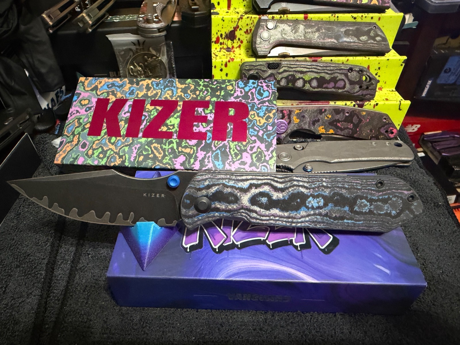 Kizer Knife Harpoon fold smkw exclusive #42/100 sold out