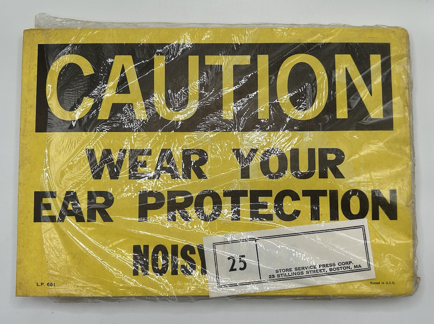CAUTION Wear Your Ear Protection Factory Safety Sign Caution Warning 21 Vintage