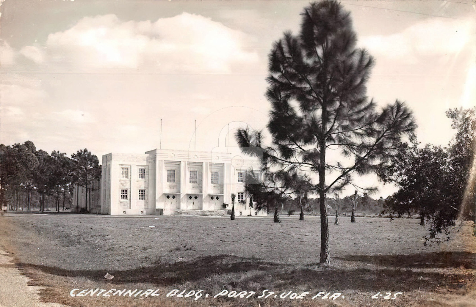 Port St Joe Florida Centennial Building Real Photo Postcard Copy