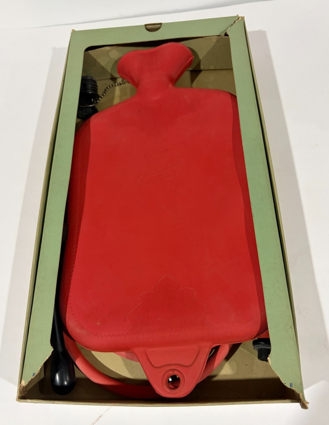 New Rexall Kantleek Fountain Syringe Bottle Enema Bag Red Missing Piece