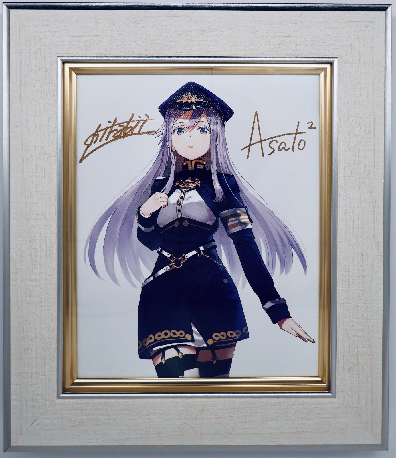 86 Eighty-Six Lena Signed Canvas Asato & Shirabii PSA/DNA Dengeki Bunko 2018