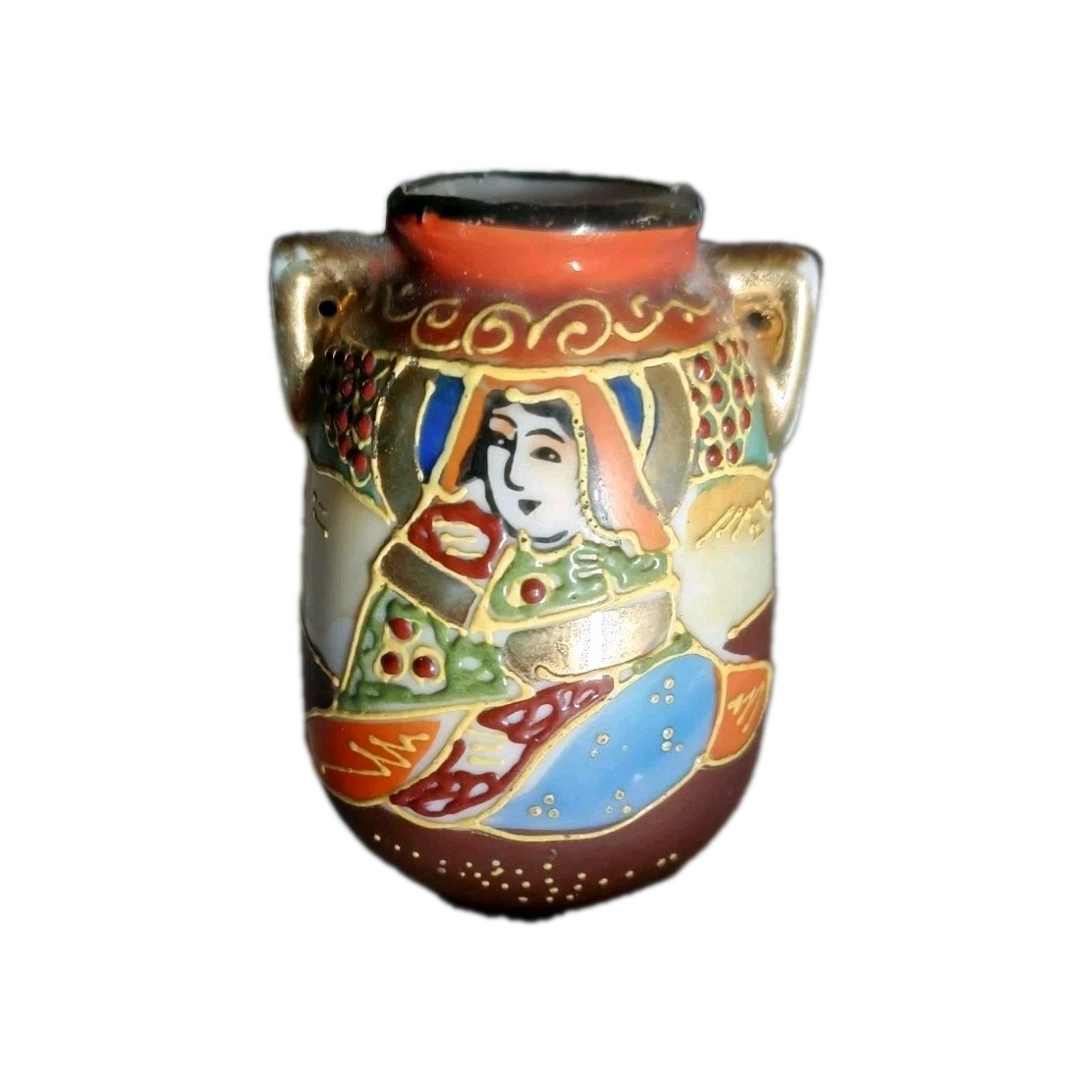 RARE Japanese Satsuma Vase From 1933 Chicago World’s Fair