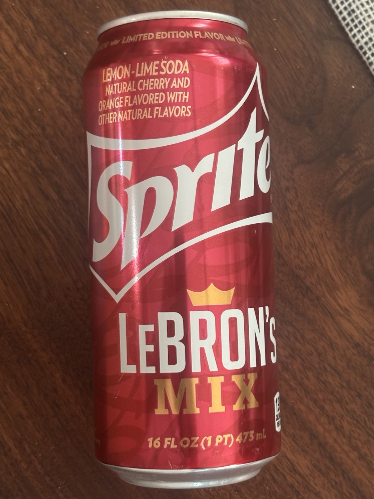 Sprite Lebron’s Mix FULL 16oz can 2014 Coca-Cola Lebron James  Limited Edition