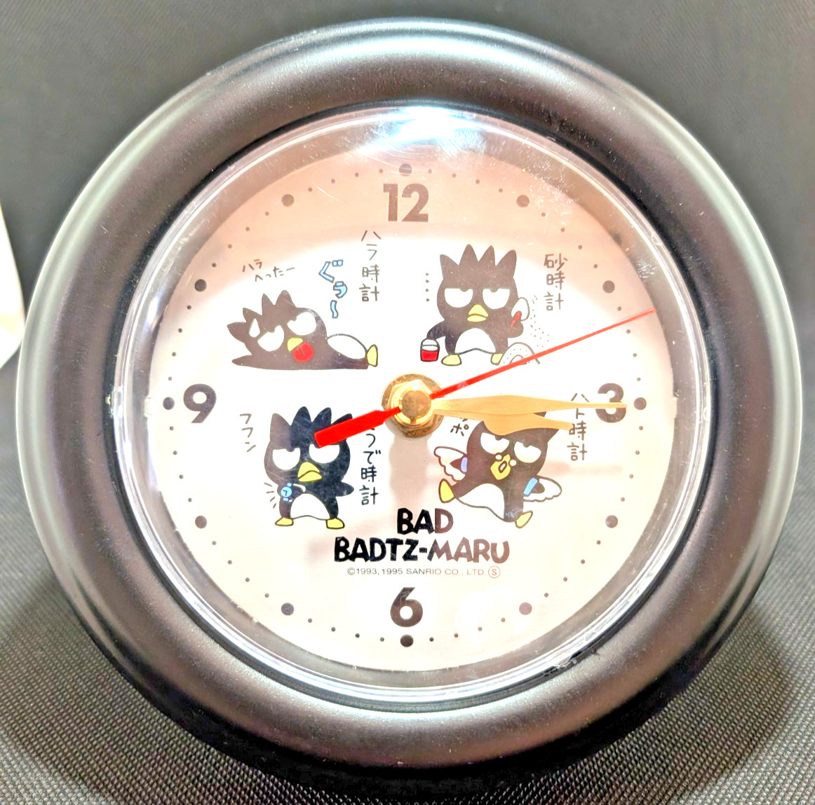 Sanrio Bad Badtz-Maru Vintage Analog Alarm Clock Heisei Retro 1995 Japan