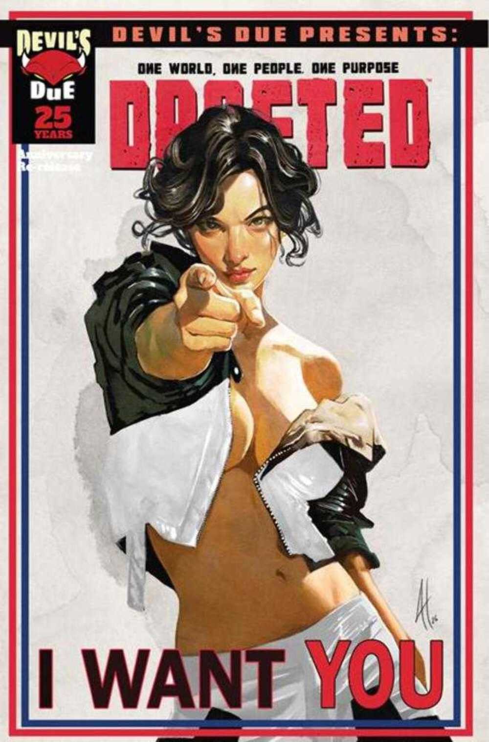 Pre-Order Devils Due Presents Drafted #1 (One Shot) Cover B Joel H Herrera Varia