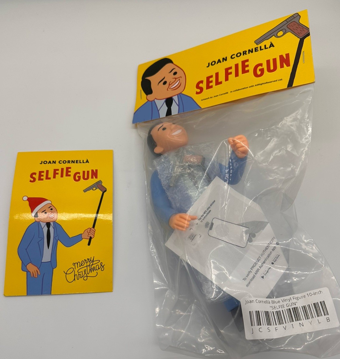 Joan Cornellà Selfie Gun 10in Blue Vinyl Figure Limited Ed. 0740/1000