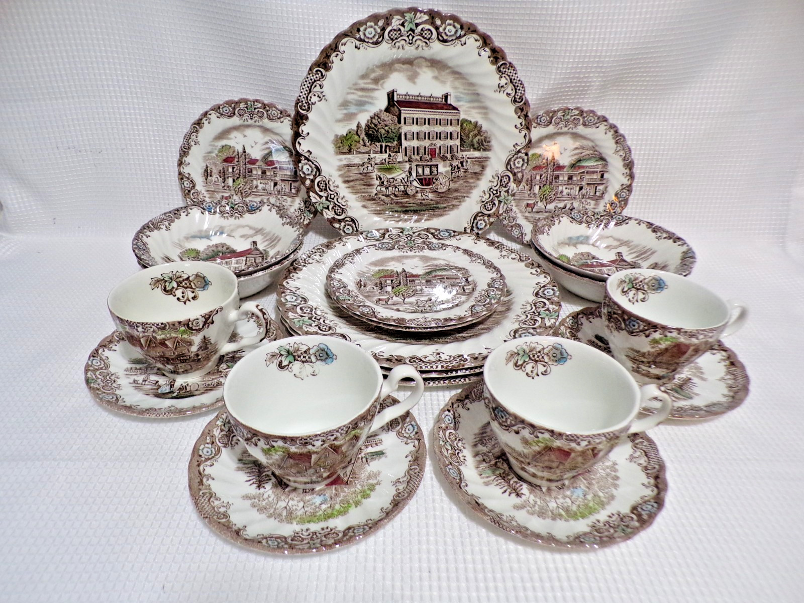 Vintage Heritage Hall Spanish American Hacienda #4411 Service for 4 - 20 Pieces