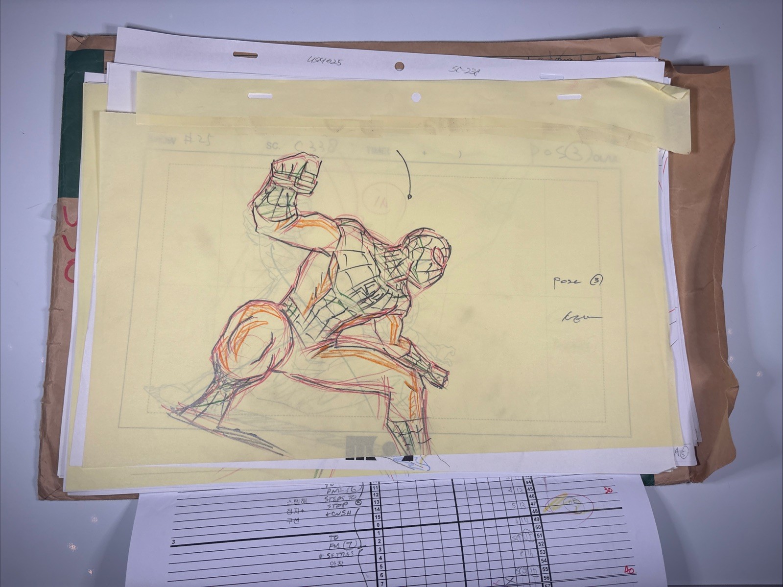 SPIDERMAN Animation Cels ProductionArt Comic GREEN GOBLIN UltimateSpider-Man S11