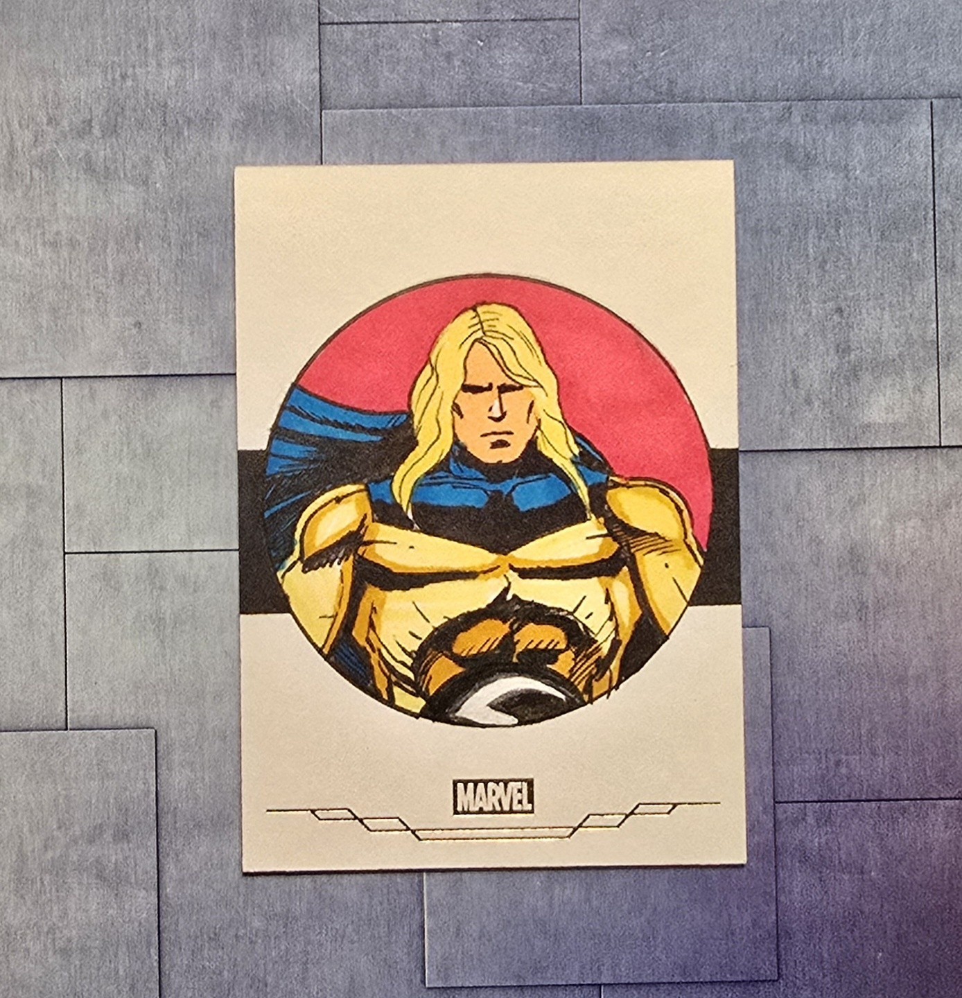 2025 Topps Chrome Marvel SENTRY Gold Foil Darrin Pepe Artist Thunderbolts