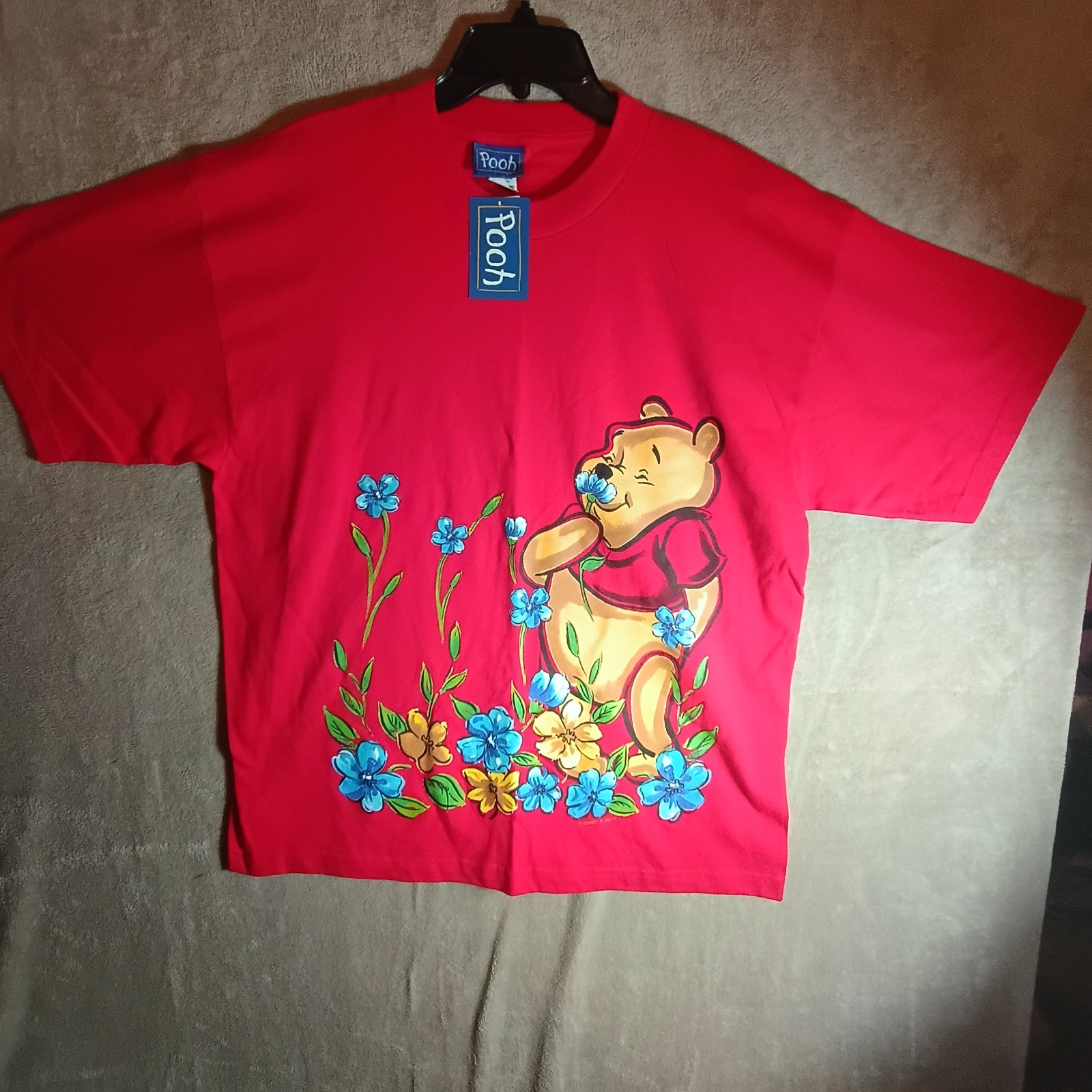 Vintage 90s Winnie The Pooh Disney Big Print Graphic T Shirt Adult XL