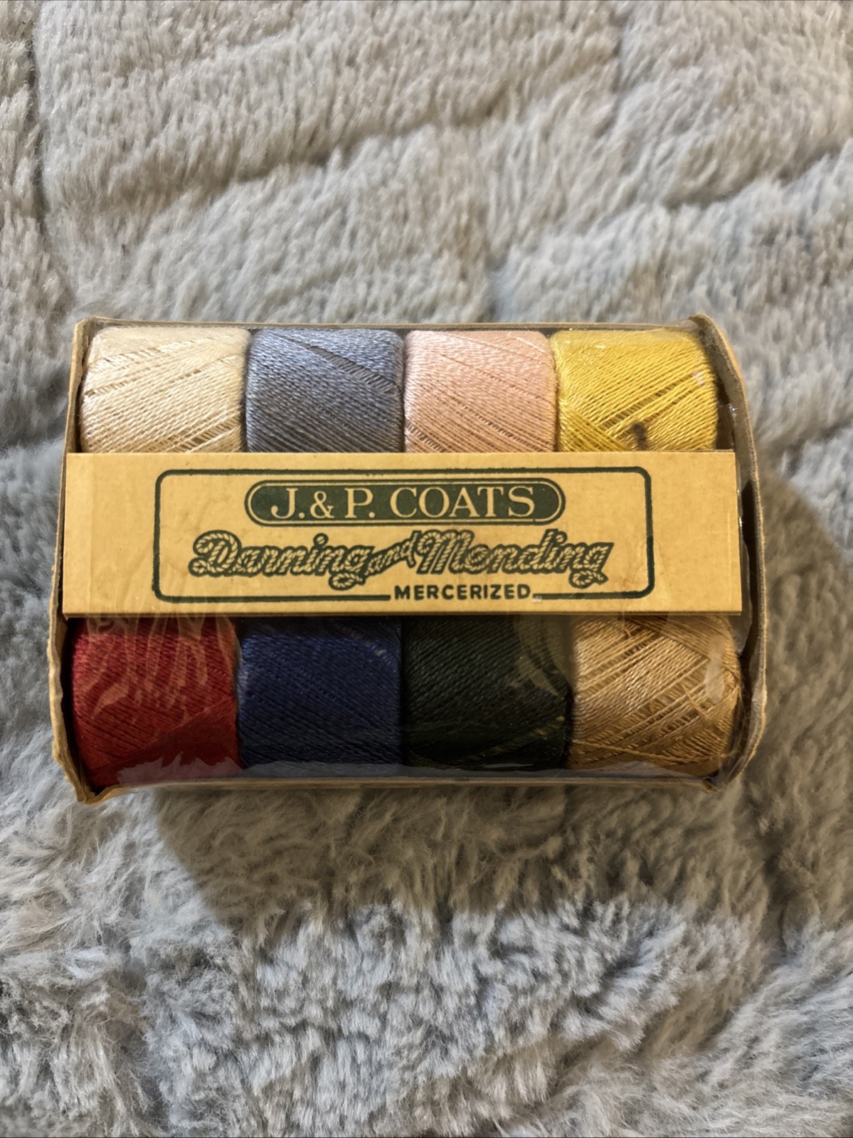VTG J&PCoats A-227-P 2ply 8-15yd BallsDarning/Mending Merc.Cotton Anklet Shades VTG J&PCoats A-227-P 2ply 8-15yd BallsDarning/Mending Merc.Cotton Anklet Shades