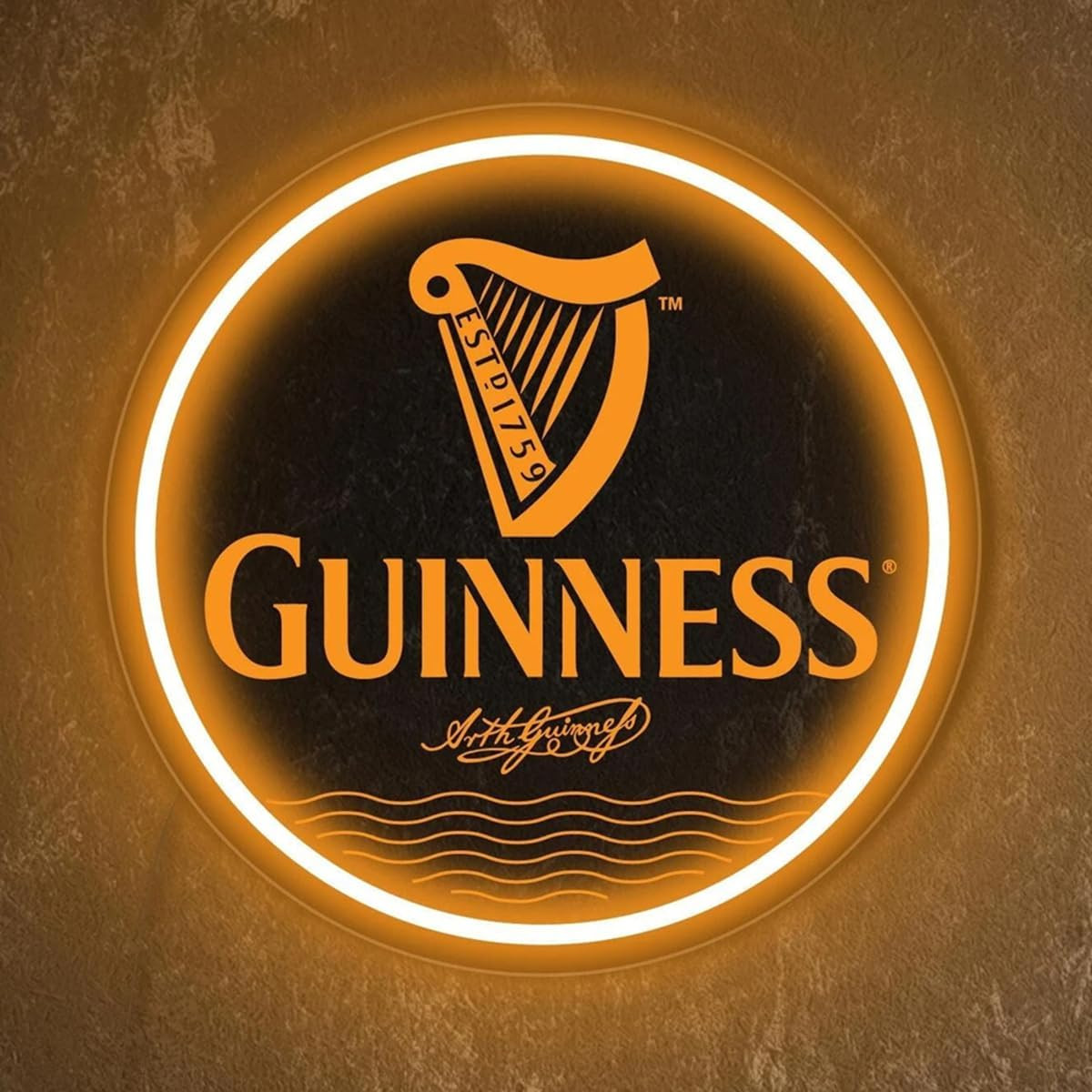 Guinness Neon Sign, Beer Bar Light, Home Bar Neon Sign