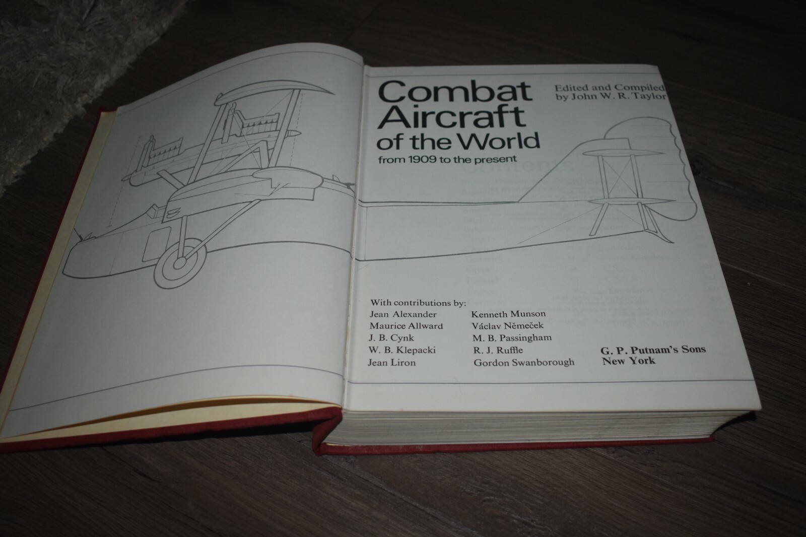 Combat Aircraft of the World from 1909 to Present edited by John WR Taylor 1969
