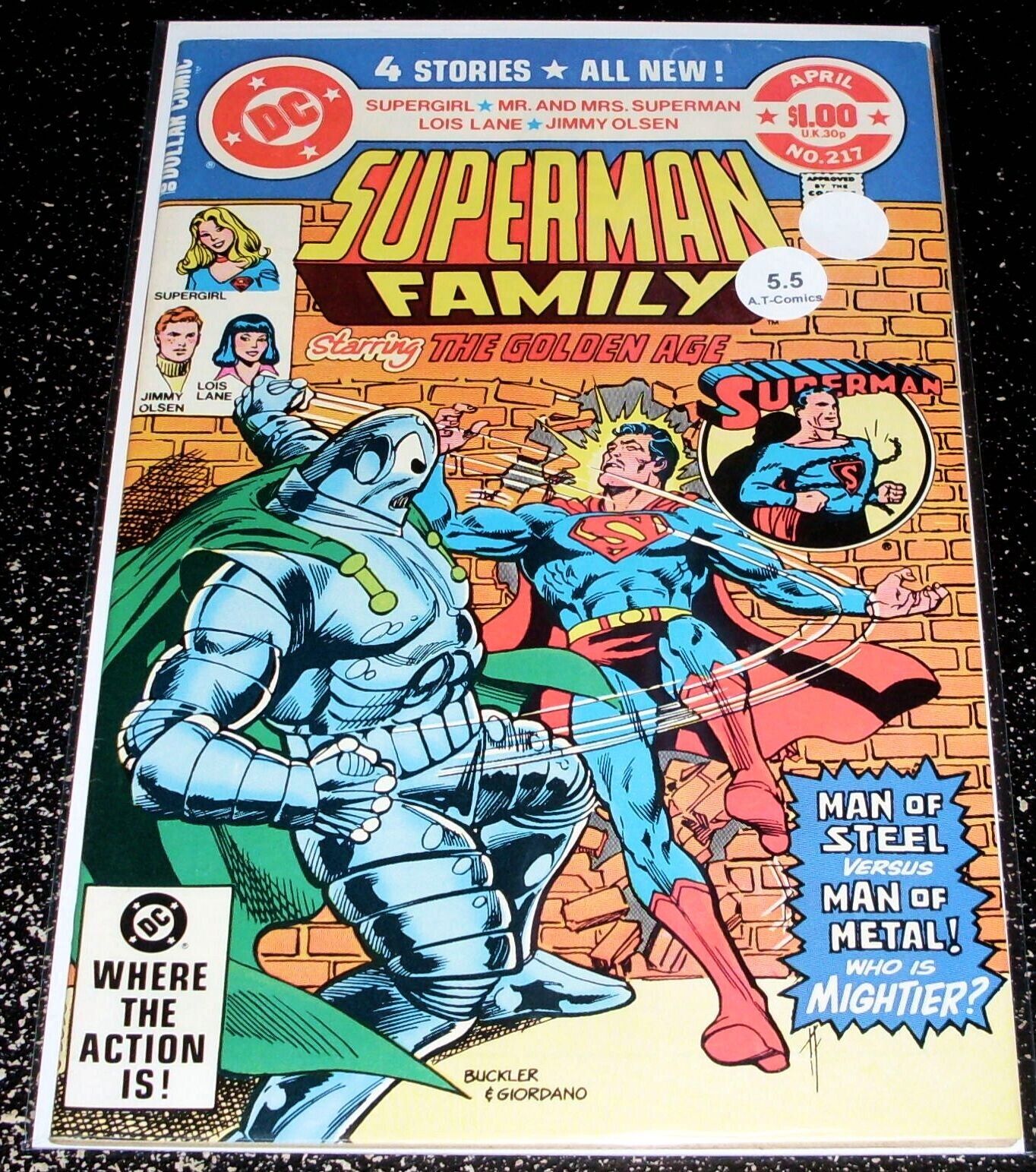 Superman Family 217 (5.5) 1st Print 1982 Marvel Comics - Flat Rate Shipping