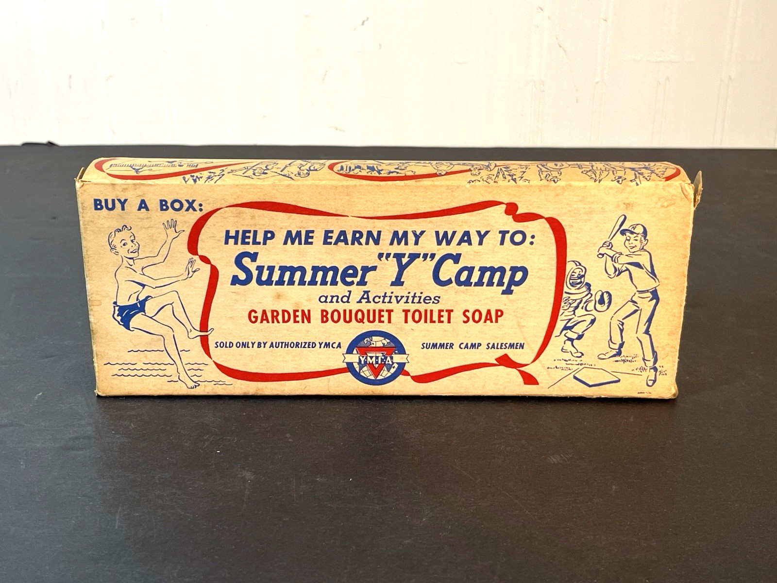 1950s YMCA Summer Y Camp Fundraiser 4 Vintage Garden Bouquet Soap Original Box 1950s YMCA Summer Y Camp Fundraiser 4 Vintage Garden Bouquet Soap Original Box