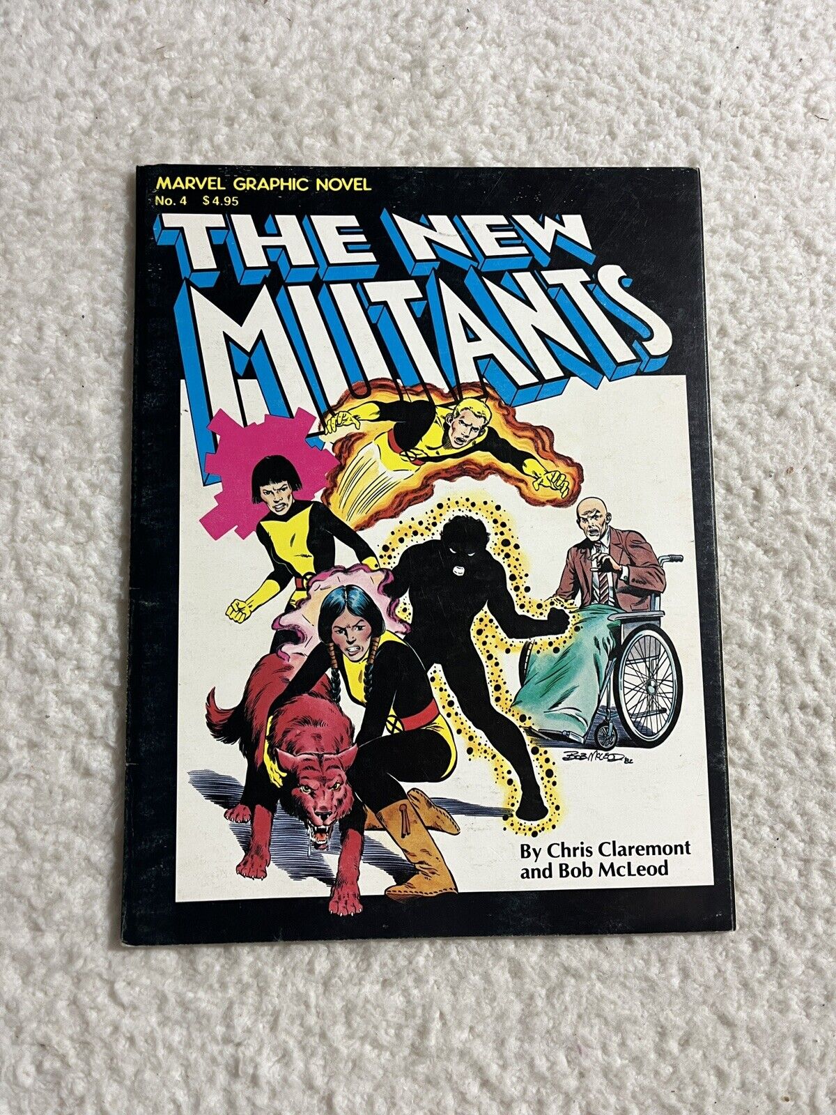 Marvel Graphic Novel #4 The New Mutants 1st App 1982 Trade Paperback