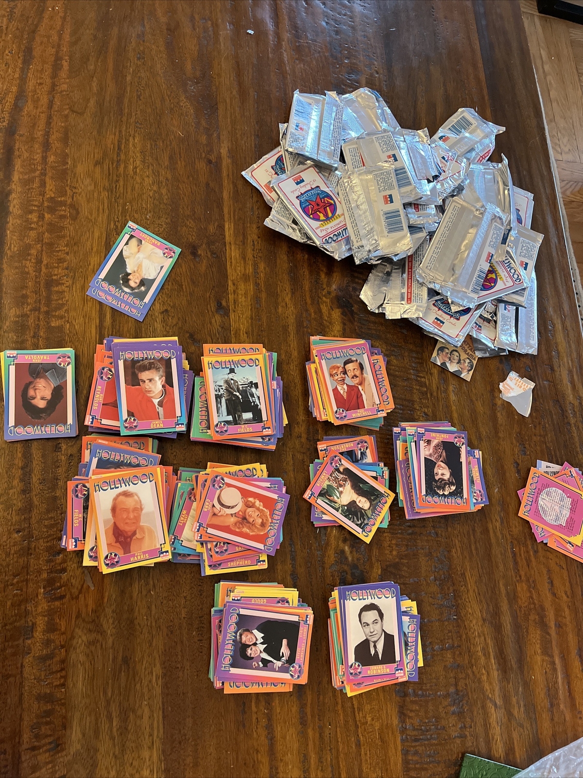 1991 Starline Official Hollywood Walk of Fame Trading Cards. Over 400 Cards