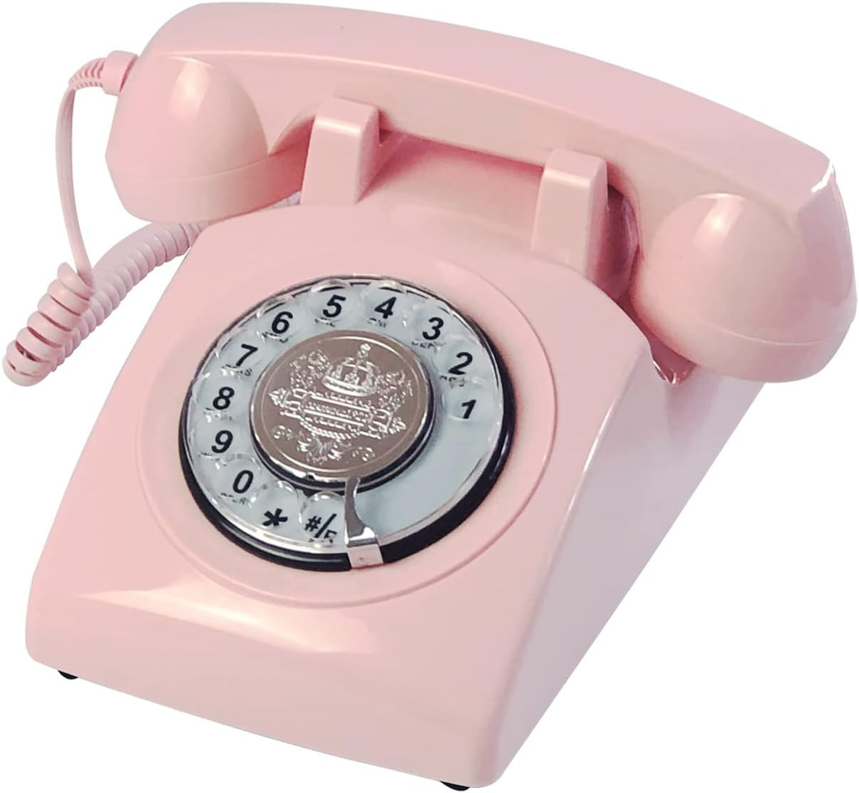 Landline Telephones,  Corded Telephone Classic Rotary Dial Home Phones Antique V