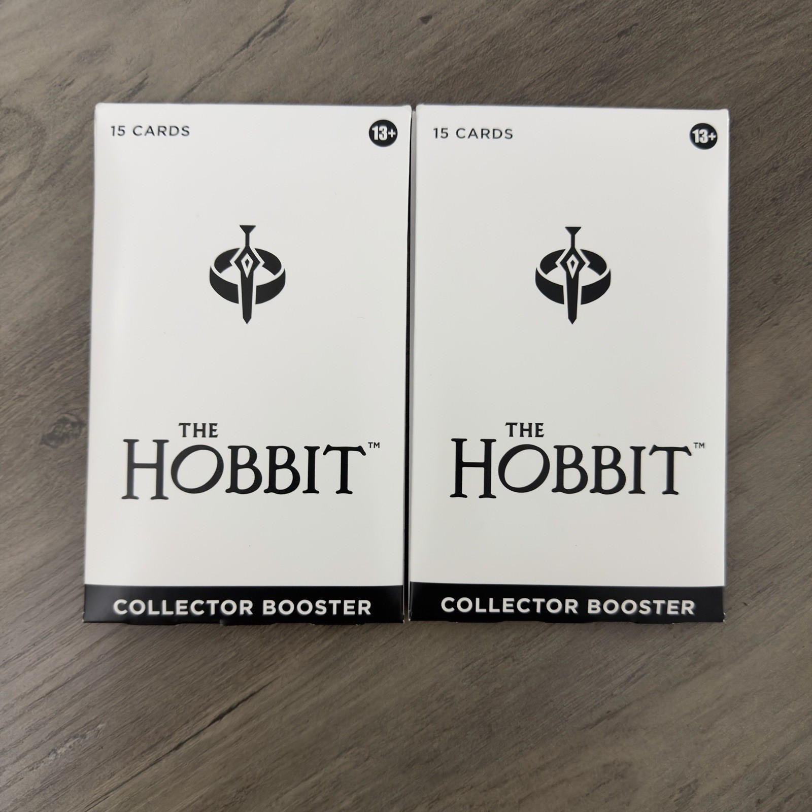 2 x MTG The Hobbit Collector Sleeved Booster Pack | New Sealed | Fast Ship