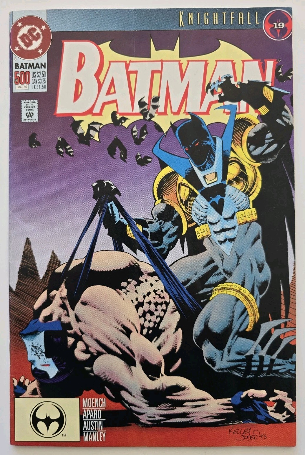 Batman #500 FN-   1st Series  Cover A   1st Printing   SOLID COPY   KEY ISSUE