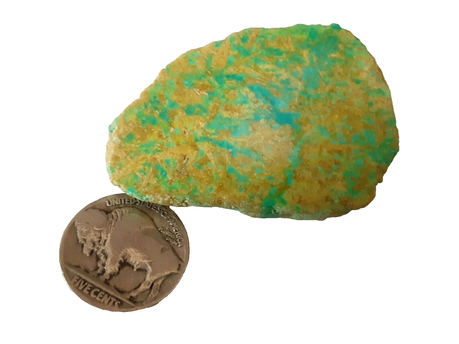 Turquoise 1.4 oz 39 gr. GORGEOUS  Green Colors MAKE OFFERS 