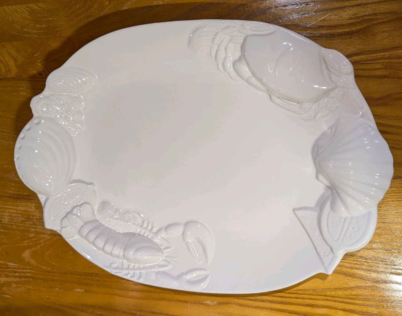 Vintage Studio Nova Raised Design Lobster & Crab Platter 18 1/2 x 13 1/2\ Vintage Studio Nova Raised Design Lobster & Crab Platter 18 1/2 x 13 1/2\