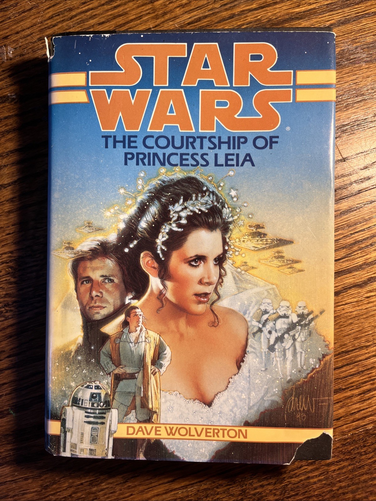 VTG 1994 Star Wars: The Courtship of Princess Leia Dave Wolverton 1st Ed HC/DJ