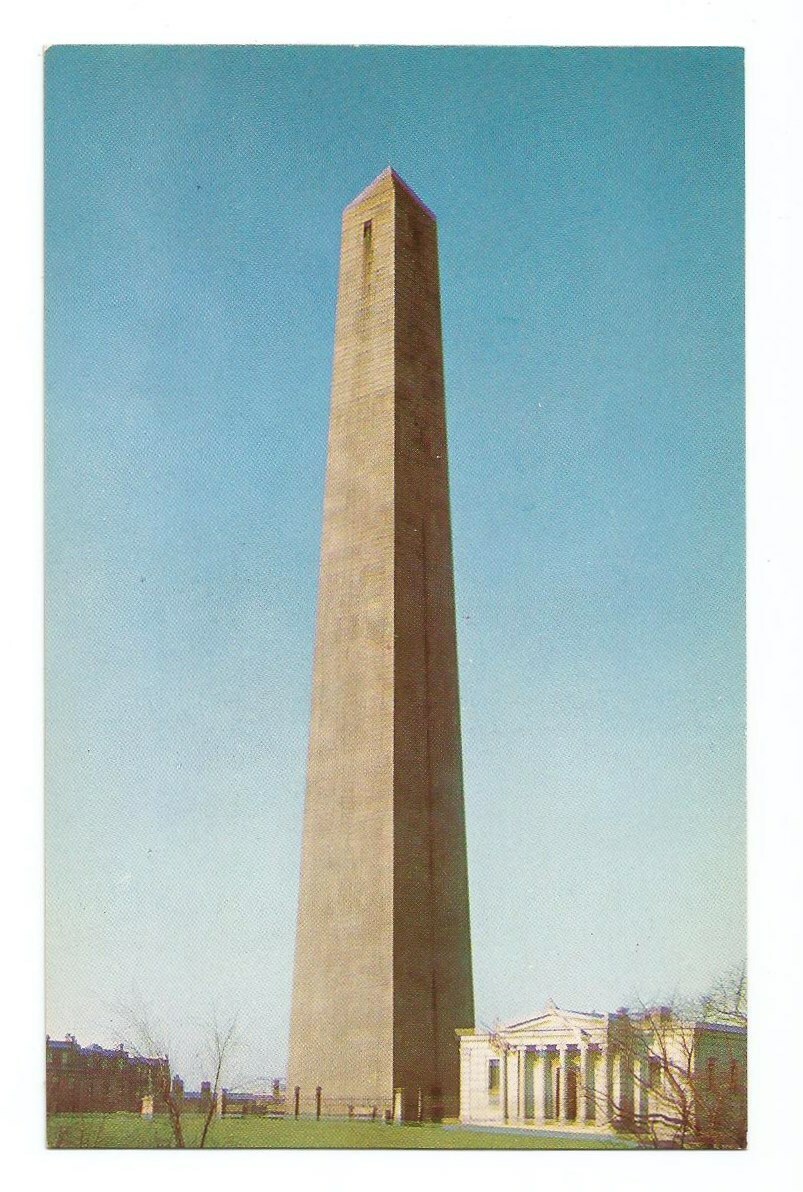 Charlestown Massachusetts MA Postcard Bunker Hill Monument Charlestown Massachusetts MA Postcard Bunker Hill Monument