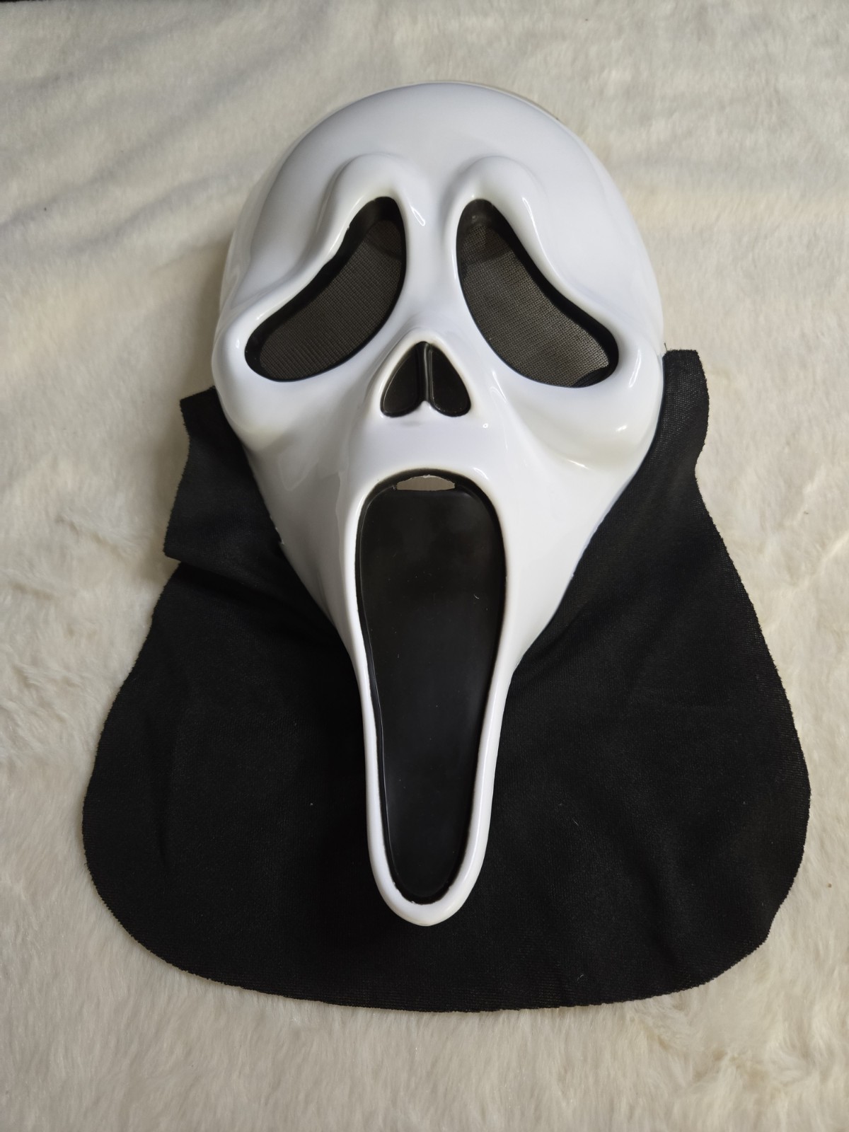 Ghost Face Scream  Mask Pre 2010 Vintage  also Grim Reaper Mask. See Description