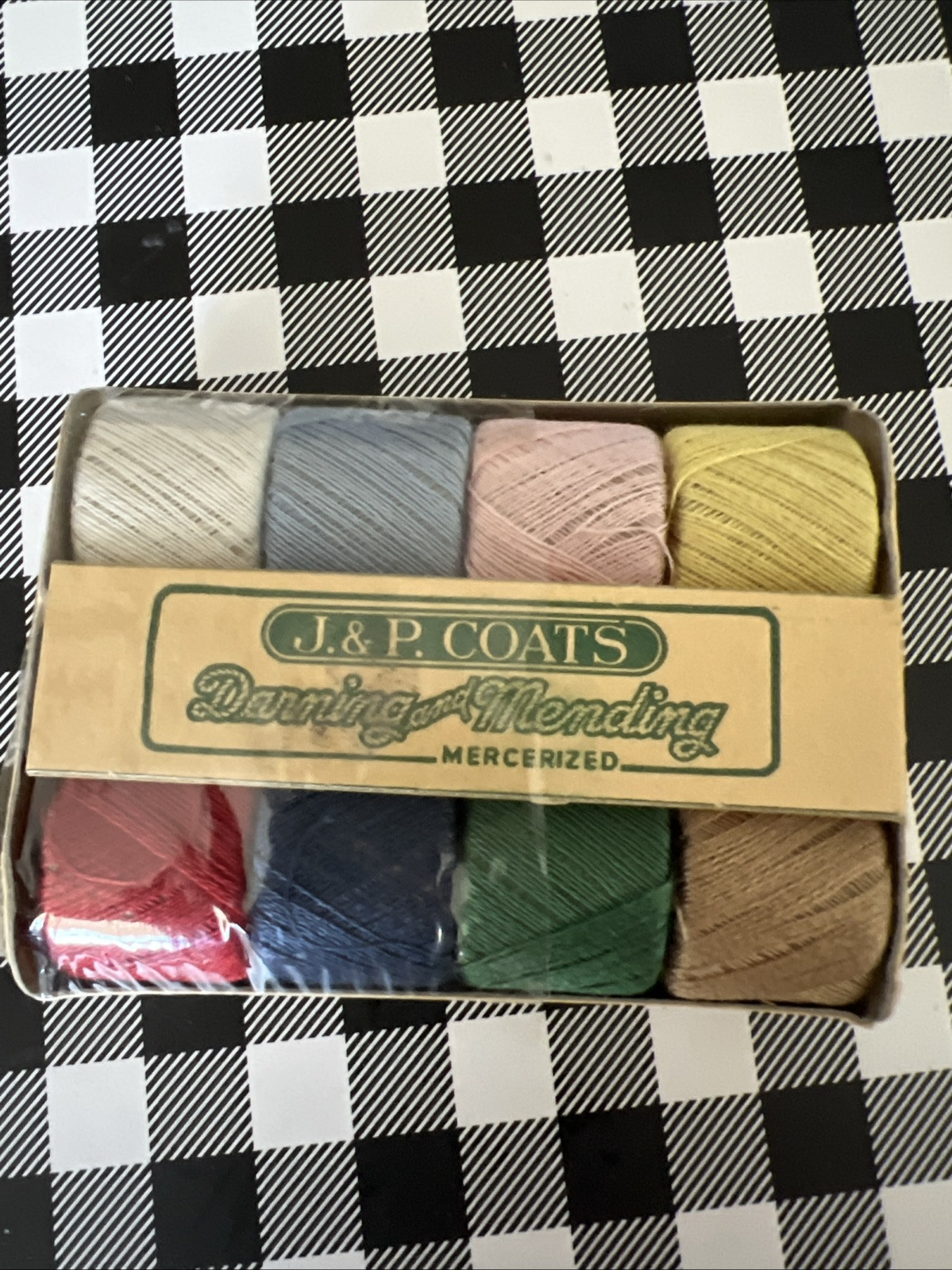 VTG J&PCoats A-227-P 2ply 8-15yd BallsDarning/Mending Merc.Cotton Anklet Shades VTG J&PCoats A-227-P 2ply 8-15yd BallsDarning/Mending Merc.Cotton Anklet Shades