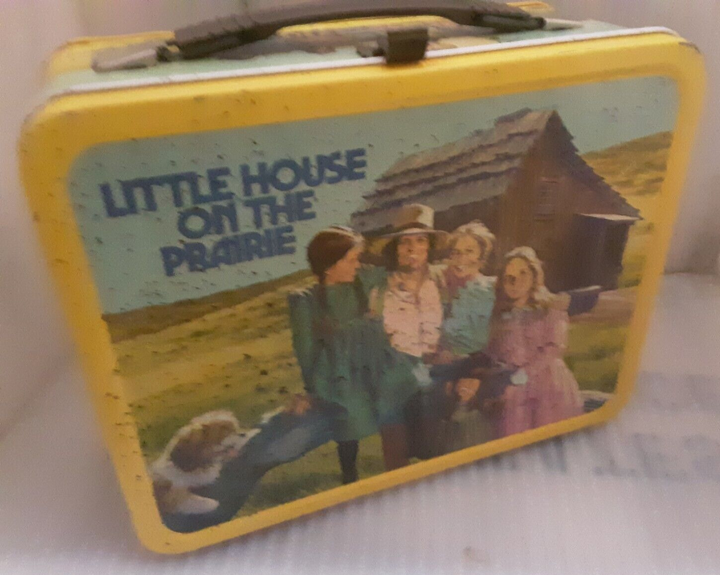 RARE 1978 Little House On Prairie Metal Lunch Box By Thermos Brand Nice Lunchbox