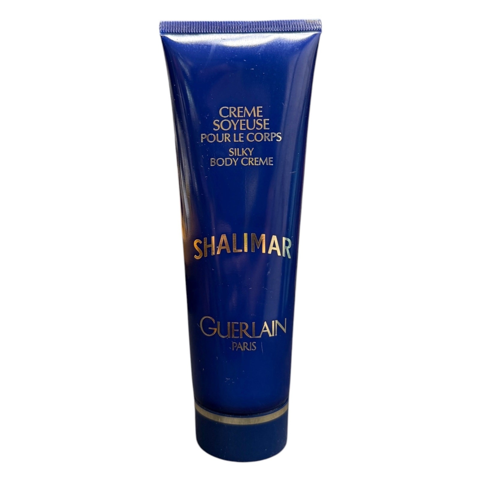 Vintage 1980’s-1990’s Shalimar Silky Body Crème Guerlain Paris 4.4 ozs 90% Full