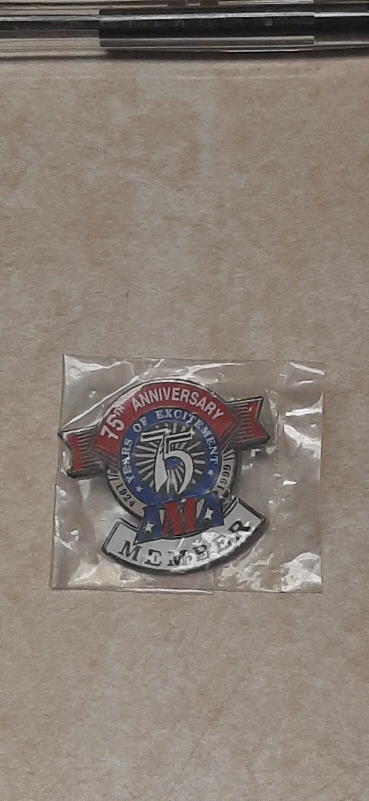 Vintage New AMA 75th Anniversary AMA Member in Original unopened package Vintage New AMA 75th Anniversary AMA Member in Original unopened package