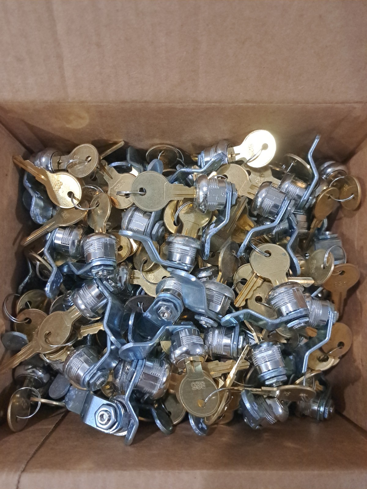 Vintage Cam Lock With 2 Keys Lot of 94 Pcs