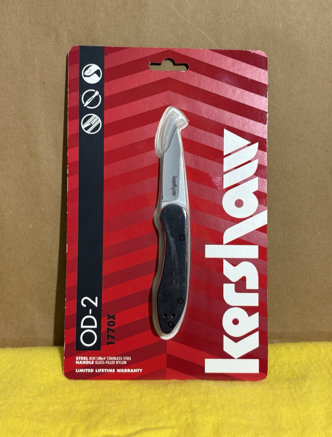 Kershaw OD-2 1770X Pocket Knife Discontinued New Sealed Collectible NOS Kershaw OD-2 1770X Pocket Knife Discontinued New Sealed Collectible NOS